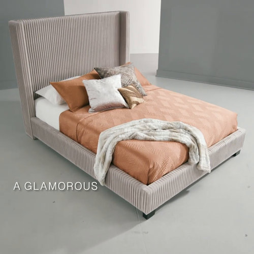 Kingstown Home Vita Upholstered Bed & Reviews Wayfair